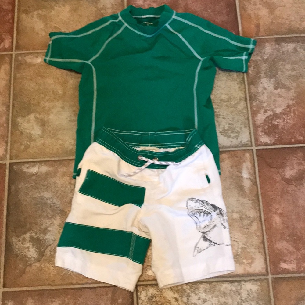🎉HP Lands End boys shirt and shorts🎉